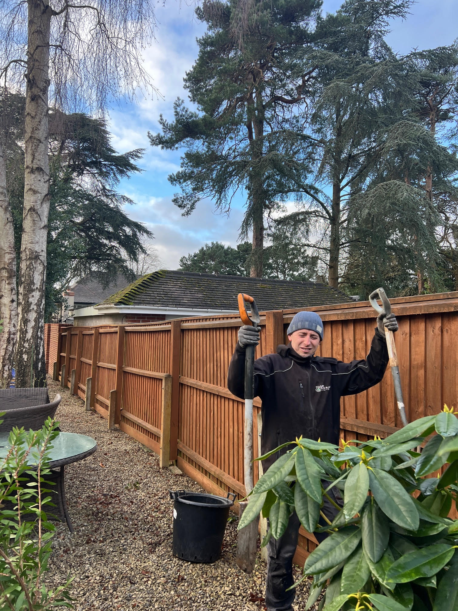 Hedge Planting Milford upon Sea before image