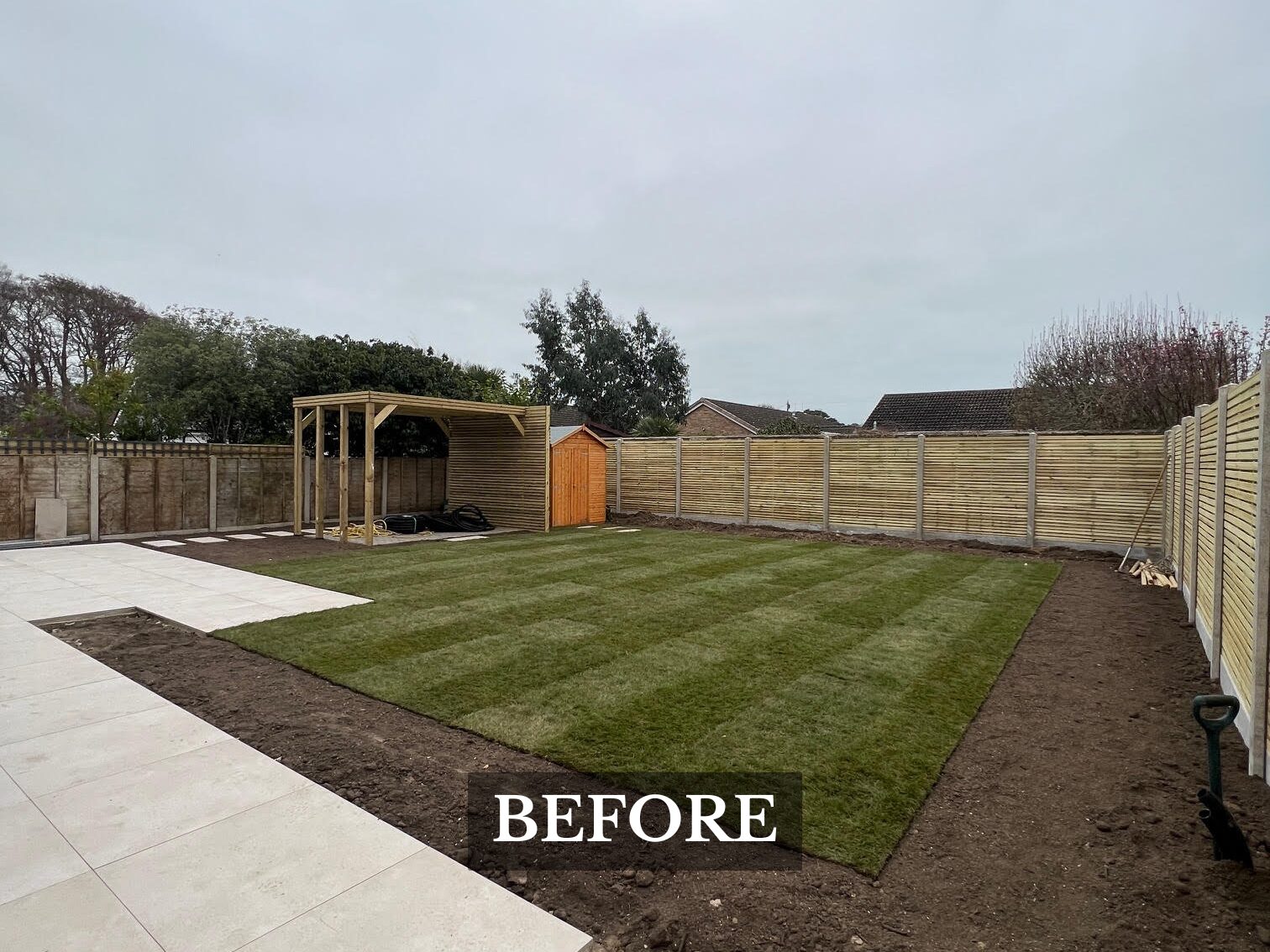 Hedge Planting Milford upon Sea before image